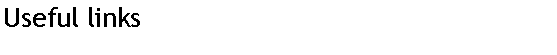 Text Box: Useful links